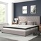 Flash Furniture King Size Lt Gray Fabric Platform Bed & Mattress HG-BM10-44-GG - alternate 1